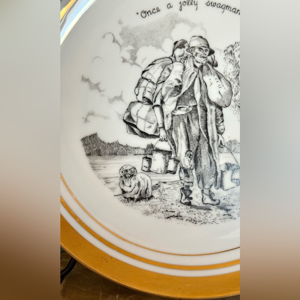 Vintage Westminster Australia Fine China Collectors Plate, “Waltzing Matilda” - Picture 5 of 6